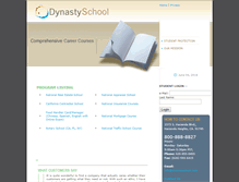 Tablet Screenshot of dynastyschool.com